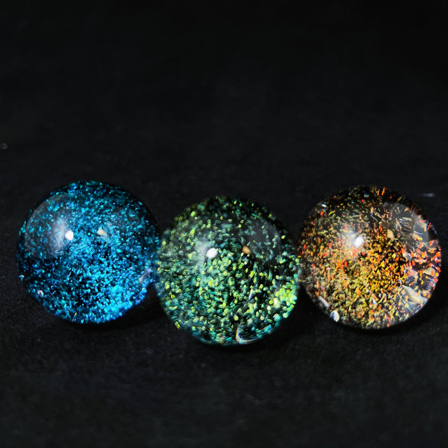 Dichroic Bling Marbles - 25mm - Illuminati Glass Quartz Best Sales Price - Accessories