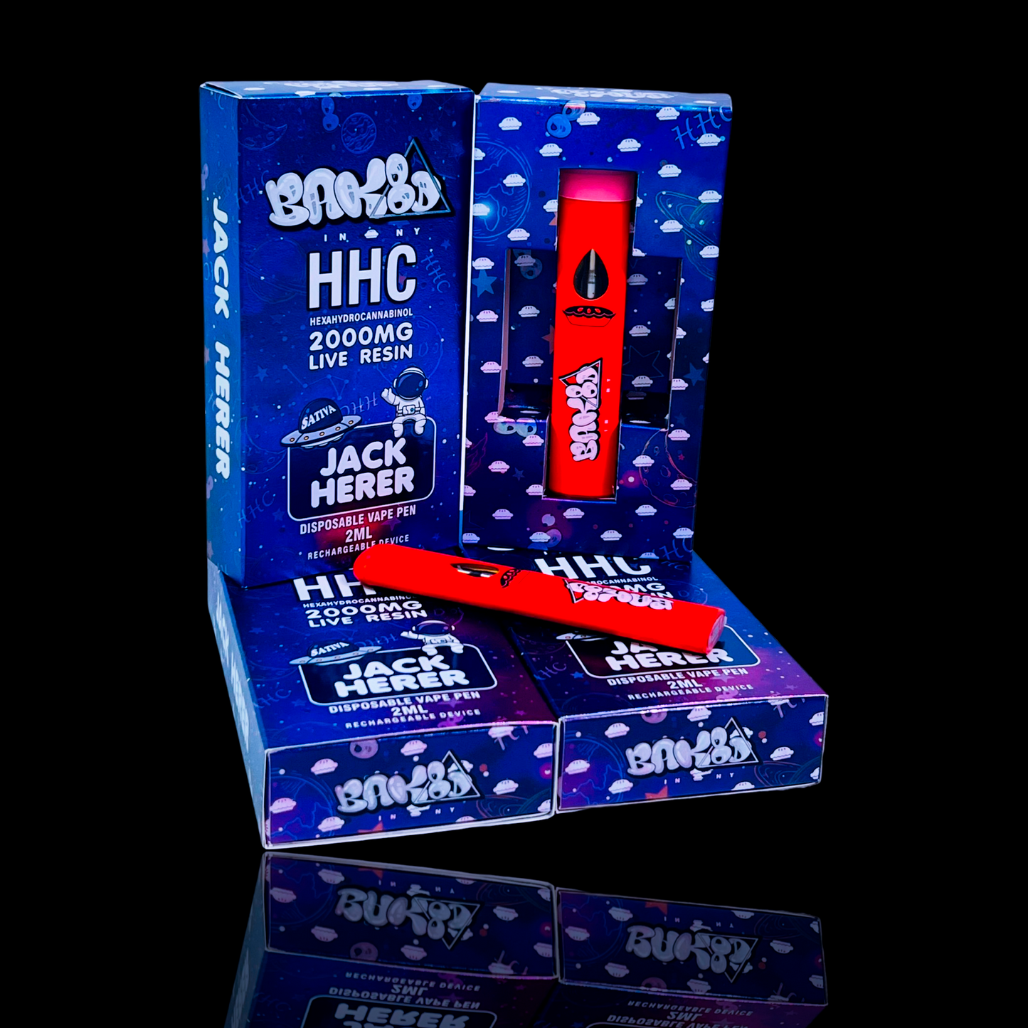 BAK8D Master Blend - HHC - 2ML Disposable Best Sales Price - Vape Pens