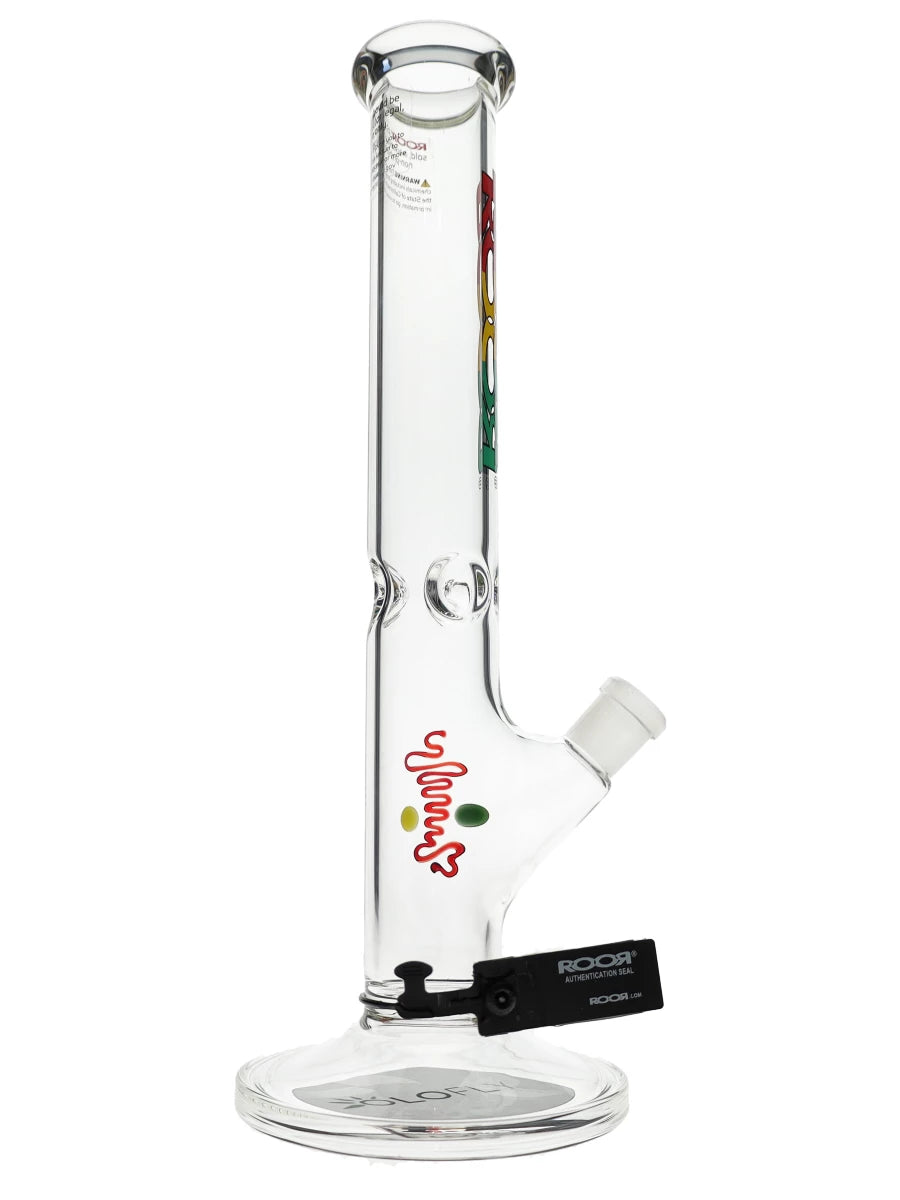 14″ ROOR Rasta Straight Tube 45x5mm Water Pipe Best Sales Price - Bongs