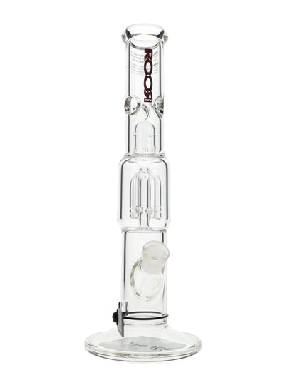 14″ ROOR Clear Tech 4-Arm Tree Straight Tube Water Pipe Best Sales Price - Bongs