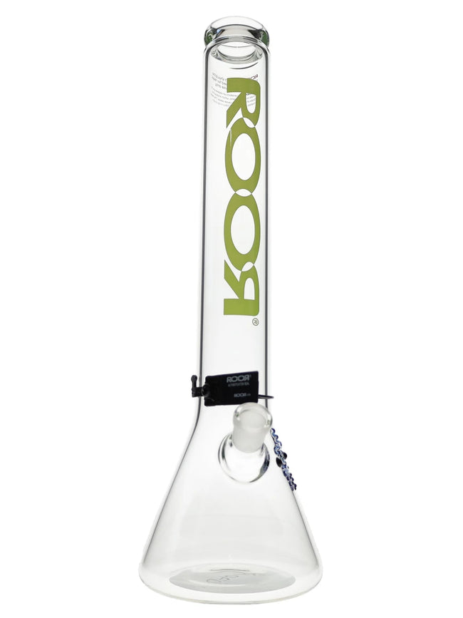 18″ ROOR Zeaker Green 60x5mm Beaker Bong Best Sales Price - Bongs