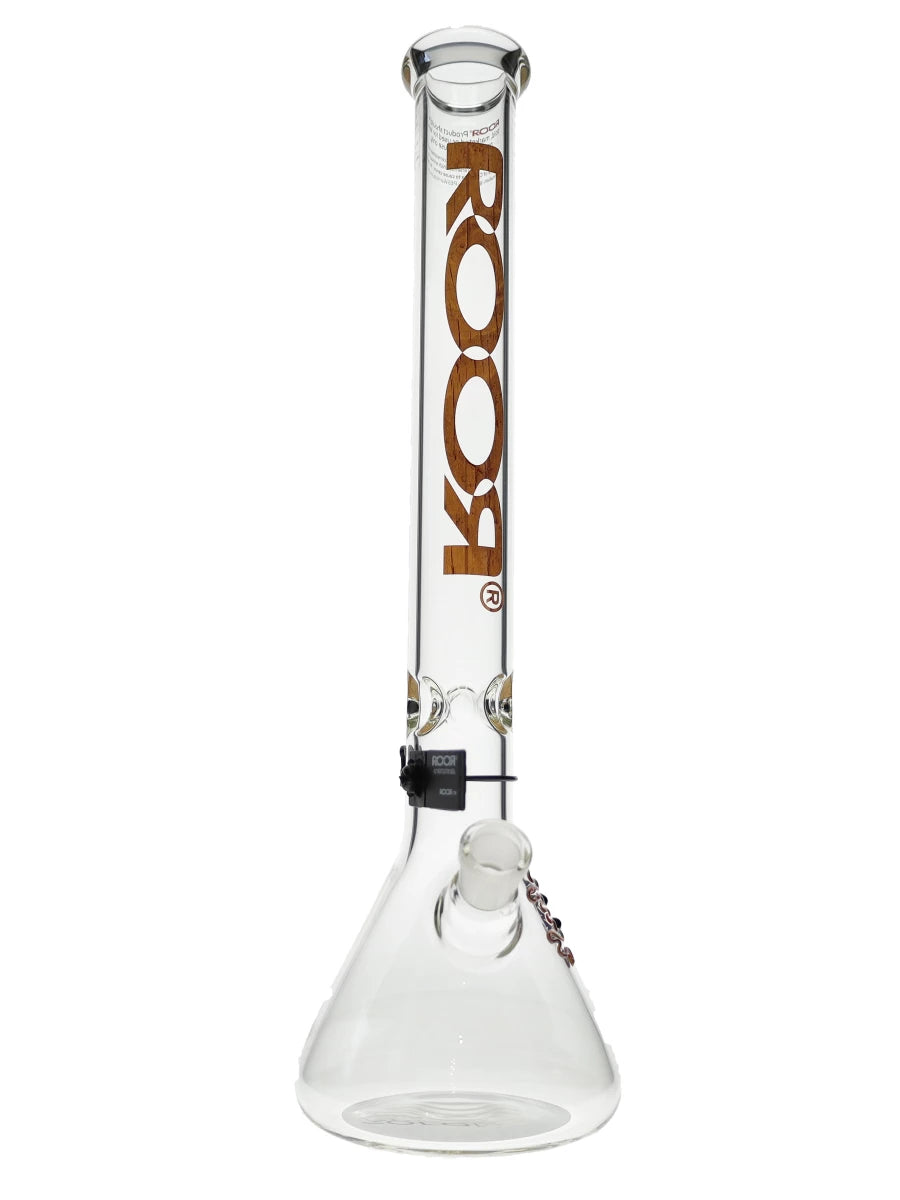 18″ ROOR Tech Orange Blue 45x5mm Beaker Bong Best Sales Price - Bongs
