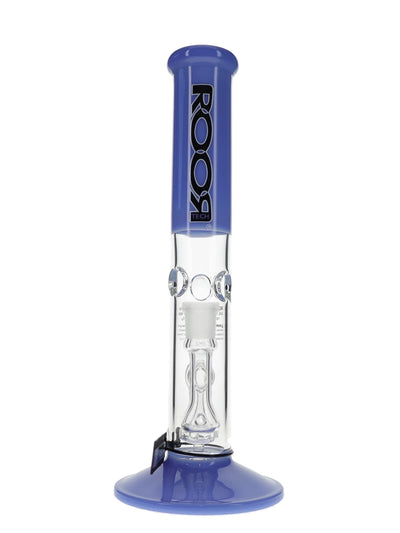 14″ ROOR Tech Fixed Straight Milky Blue Water Pipe Best Sales Price - Bongs