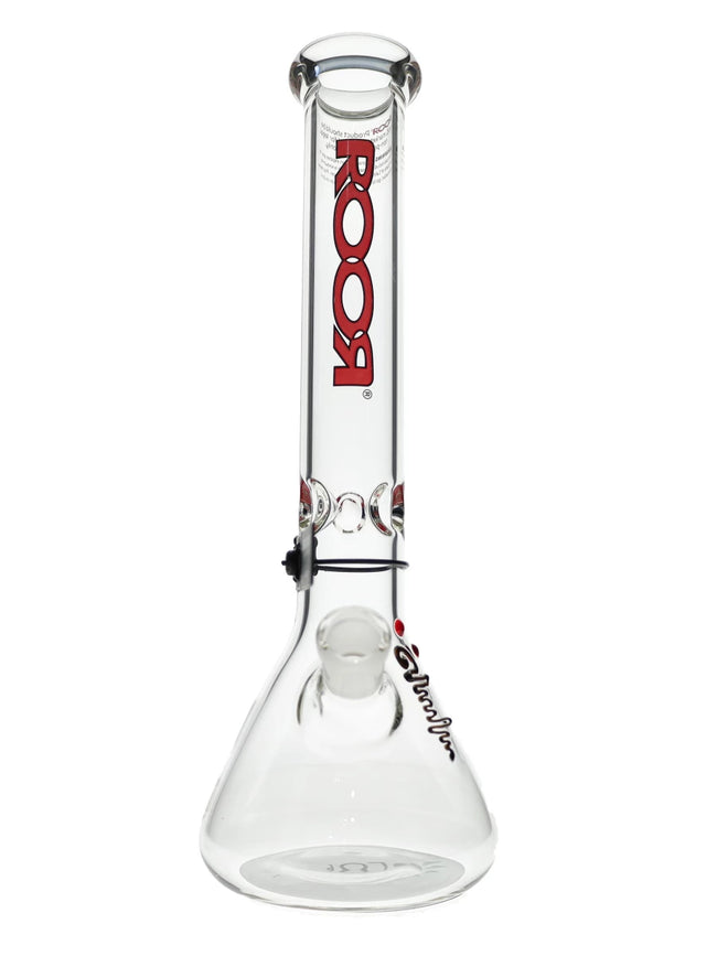 14″ ROOR Red Black 45x5mm Beaker Bong Best Sales Price - Bongs