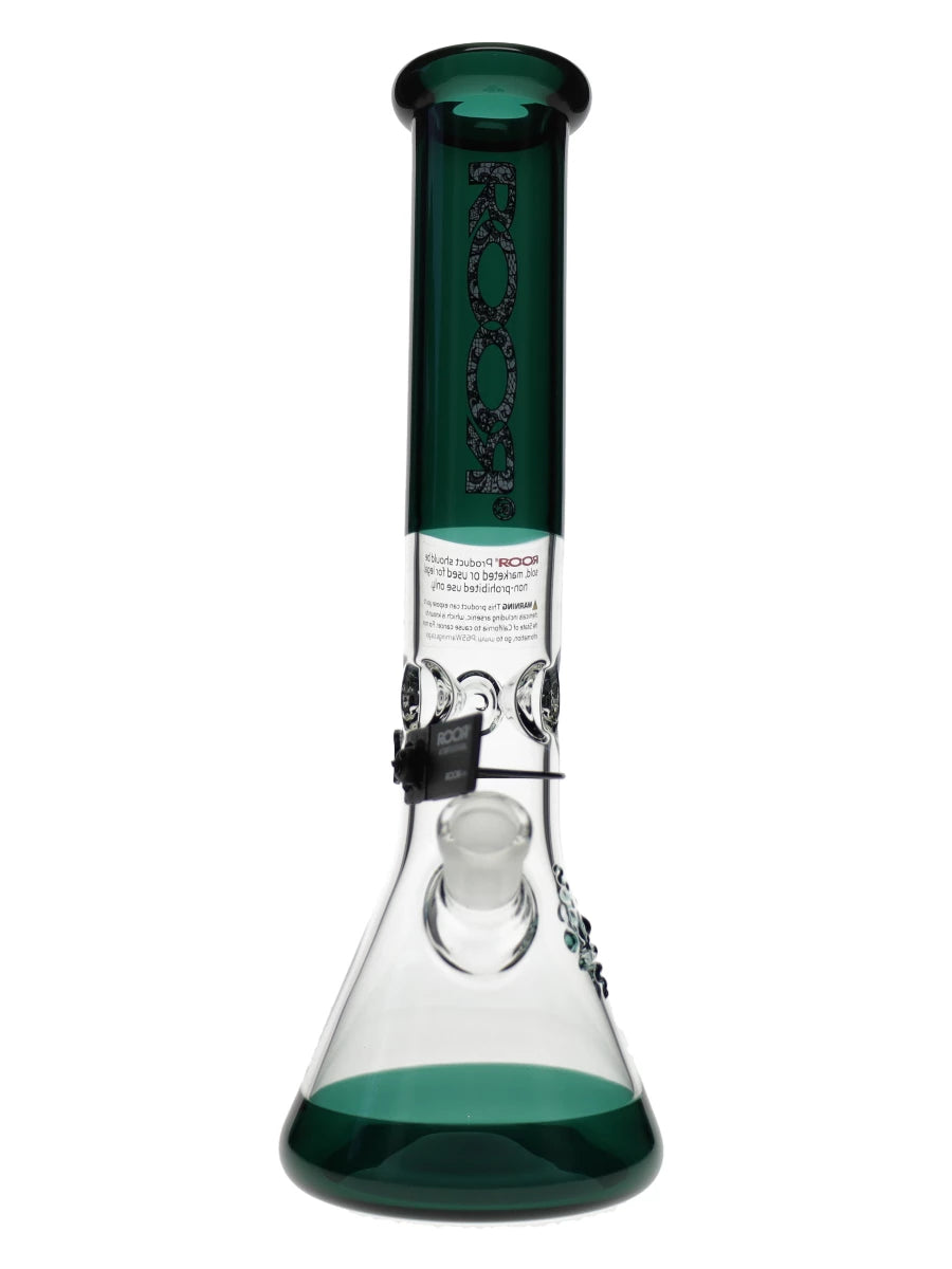 14″ ROOR Tech Jade 50x5mm Beaker Bong Best Sales Price - Bongs