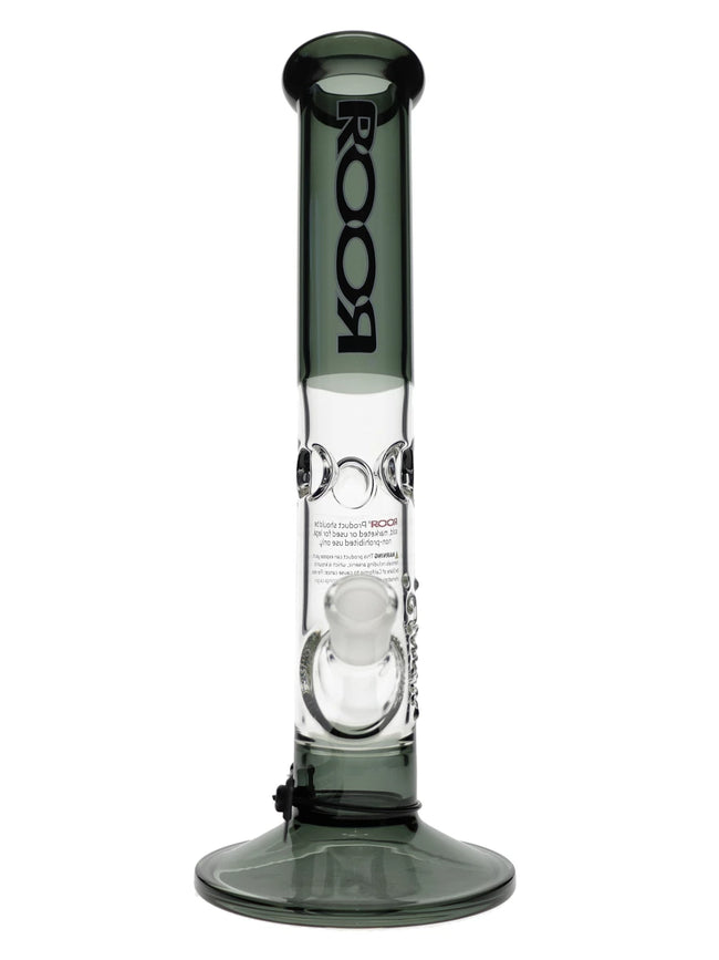 14″ ROOR Black Straight Tube 50x5mm Water Pipe Best Sales Price - Bongs