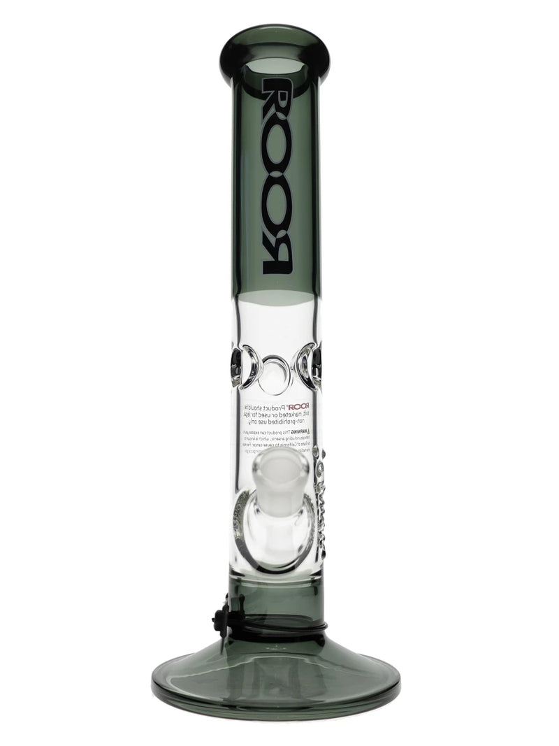 14″ ROOR Black Straight Tube 50x5mm Water Pipe Best Sales Price - Bongs
