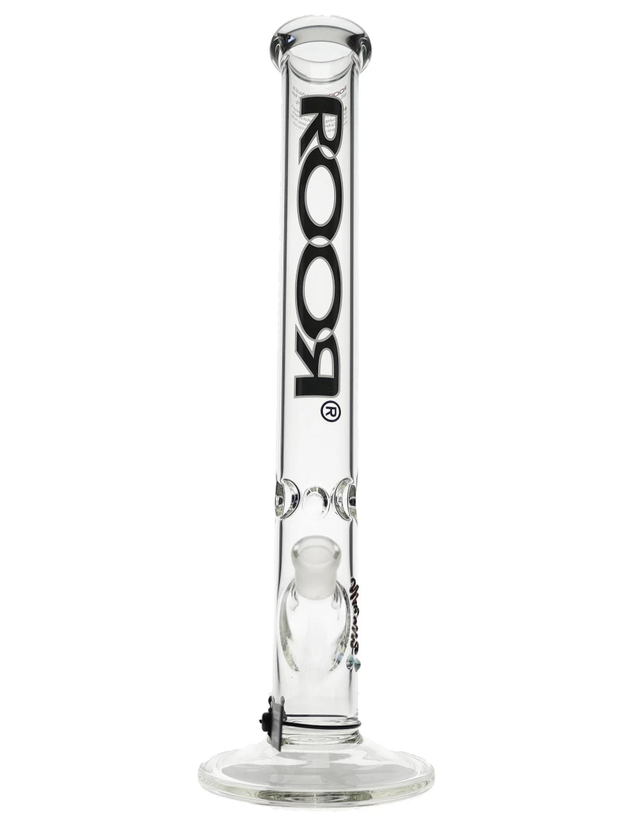 18″ ROOR Black&amp;White Straight Tube 50x5mm Water Pipe Best Sales Price - Bongs