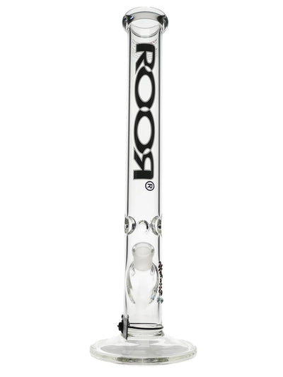 18″ ROOR Black&amp;White Straight Tube 50x5mm Water Pipe Best Sales Price - Bongs