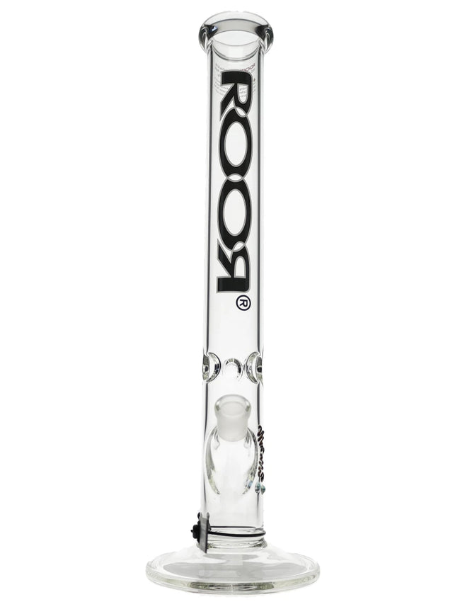 18″ ROOR Black&amp;White Straight Tube 50x5mm Water Pipe Best Sales Price - Bongs
