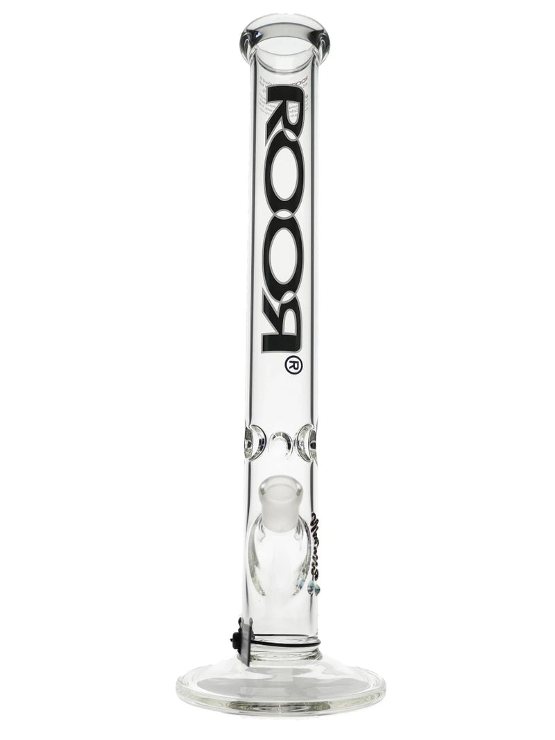 18″ ROOR Black&amp;White Straight Tube 50x5mm Water Pipe Best Sales Price - Bongs