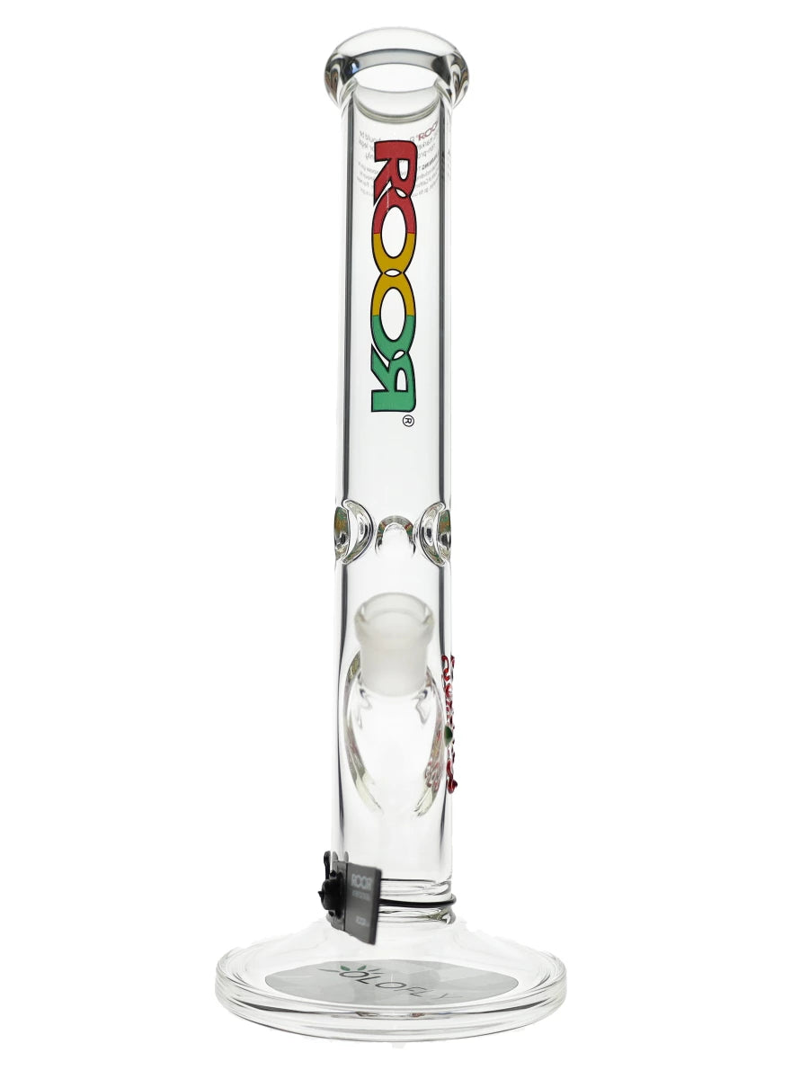 14″ ROOR Rasta Straight Tube 45x5mm Water Pipe Best Sales Price - Bongs