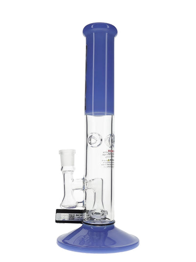 14″ ROOR Tech Fixed Straight Milky Blue Water Pipe Best Sales Price - Bongs
