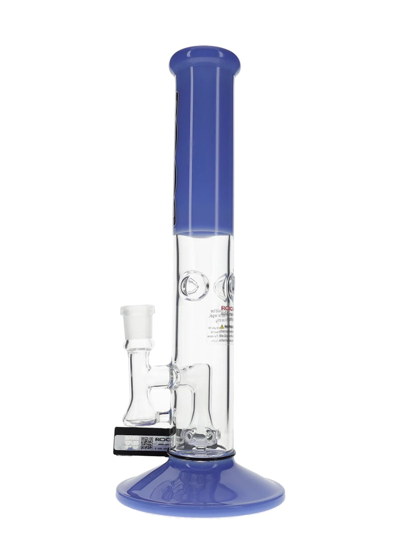 14″ ROOR Tech Fixed Straight Milky Blue Water Pipe Best Sales Price - Bongs