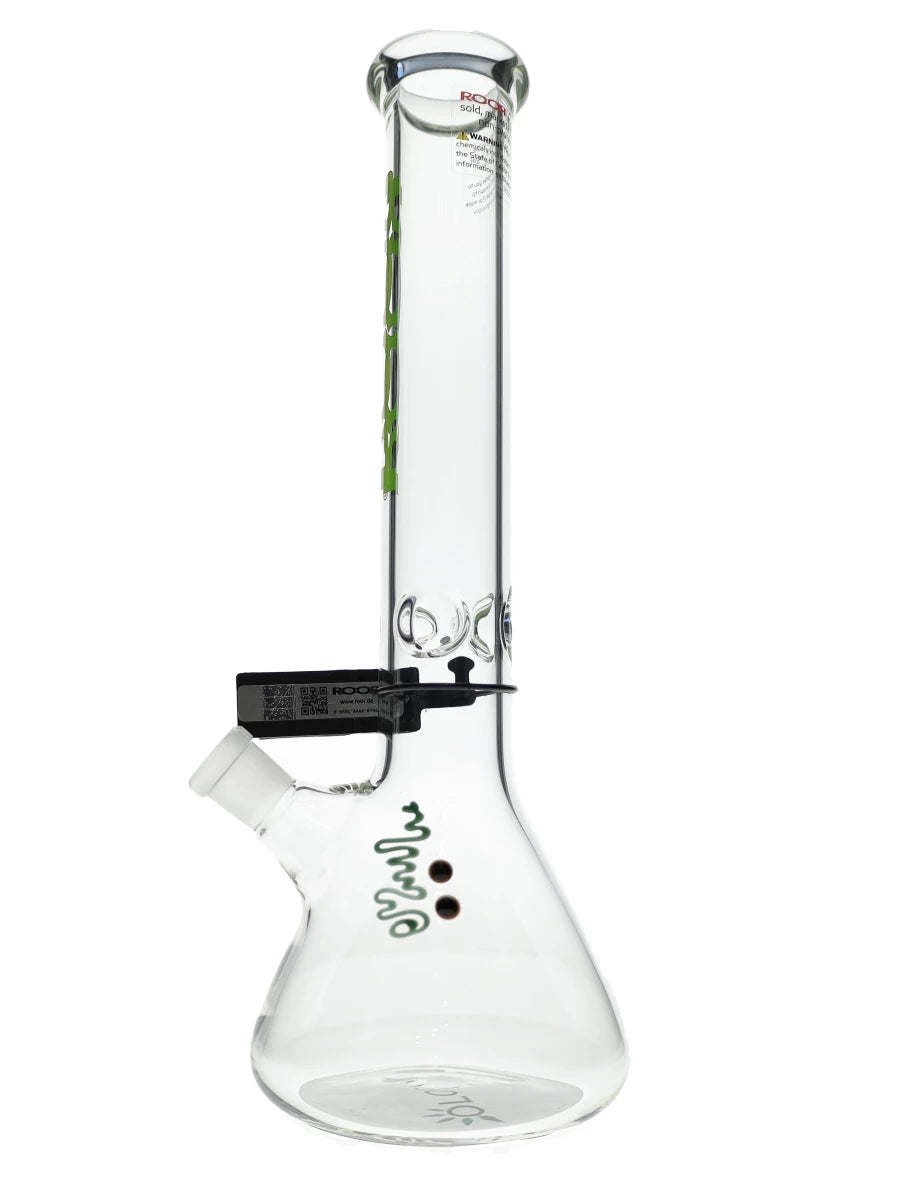 14″ ROOR Green 45x5mm Beaker Bong Best Sales Price - Bongs