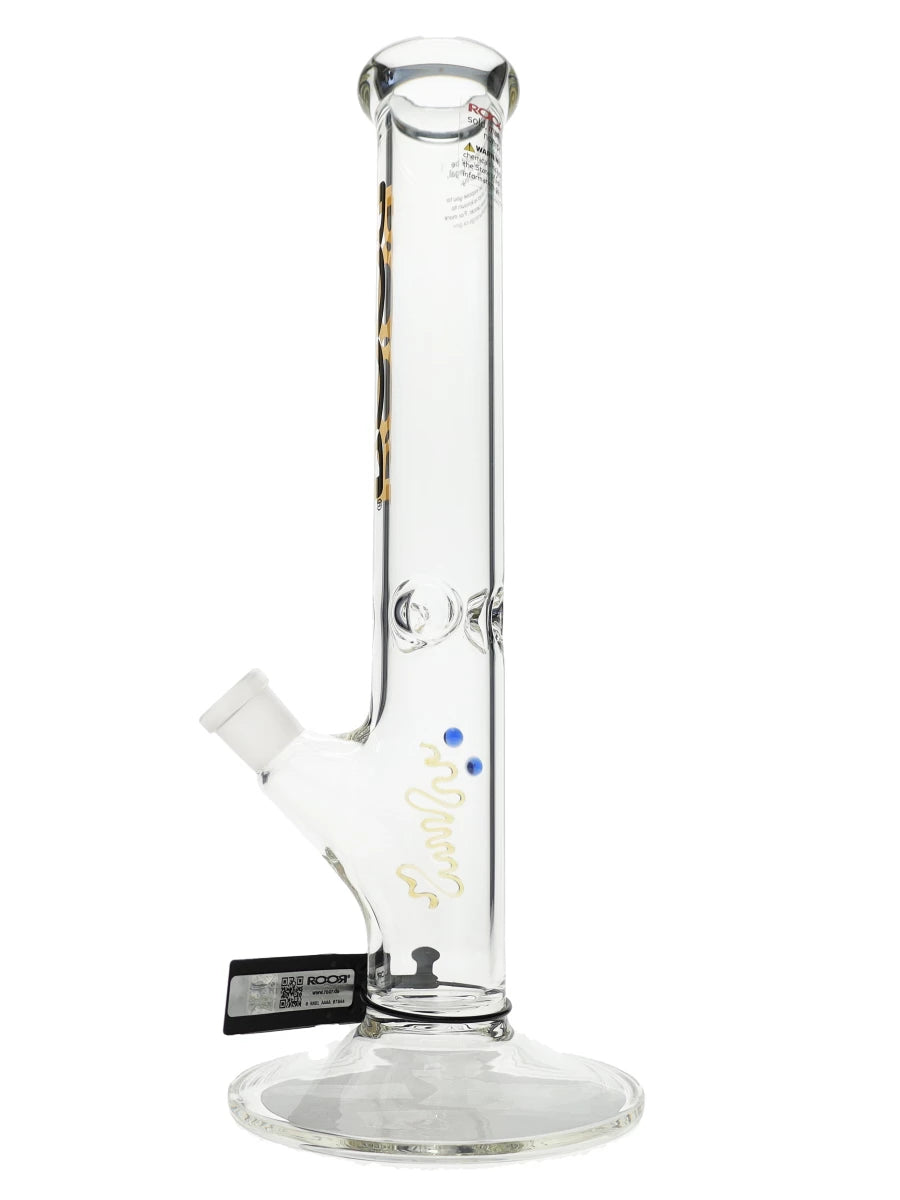 ROOR 14″ Gold Straight Tube 45x5mm Water Pipe