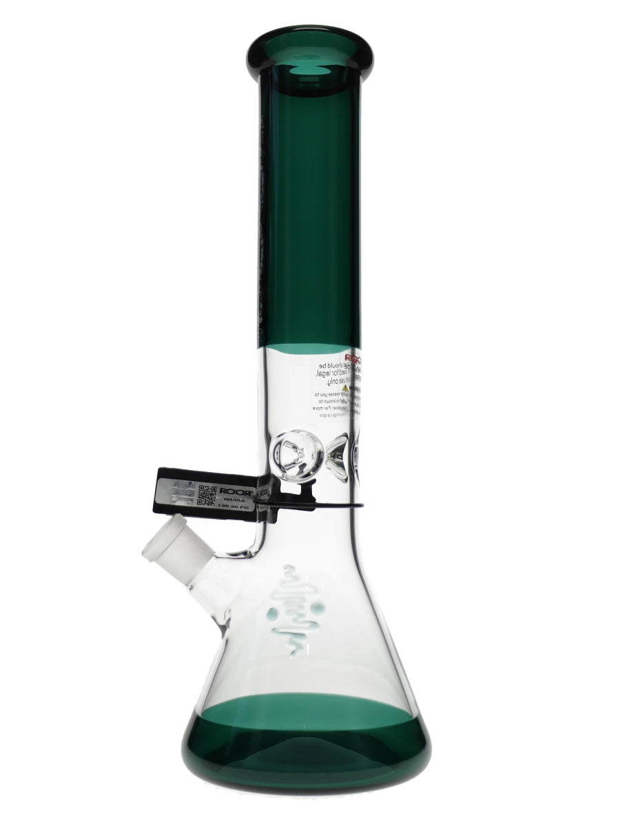 14″ ROOR Tech Jade 50x5mm Beaker Bong Best Sales Price - Bongs