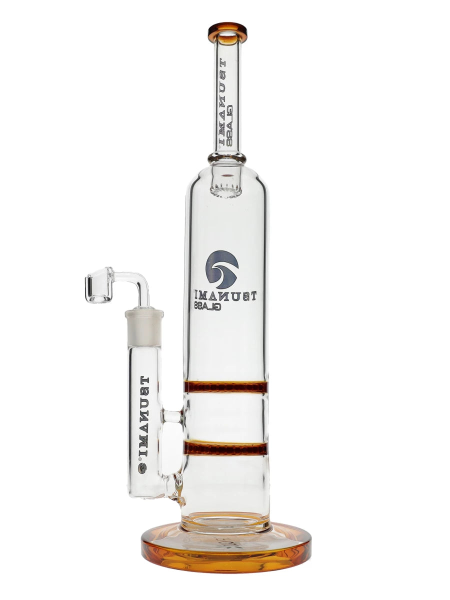 15″ Tsunami Concentrate Rig Double Honeycomb Water Pipe