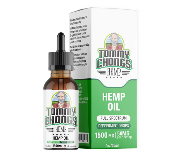 FULL-SPECTRUM, RELIABLE RELIEF WITHOUT THE HIGH—1500MG CBD OIL CHEECH AND CHONGS