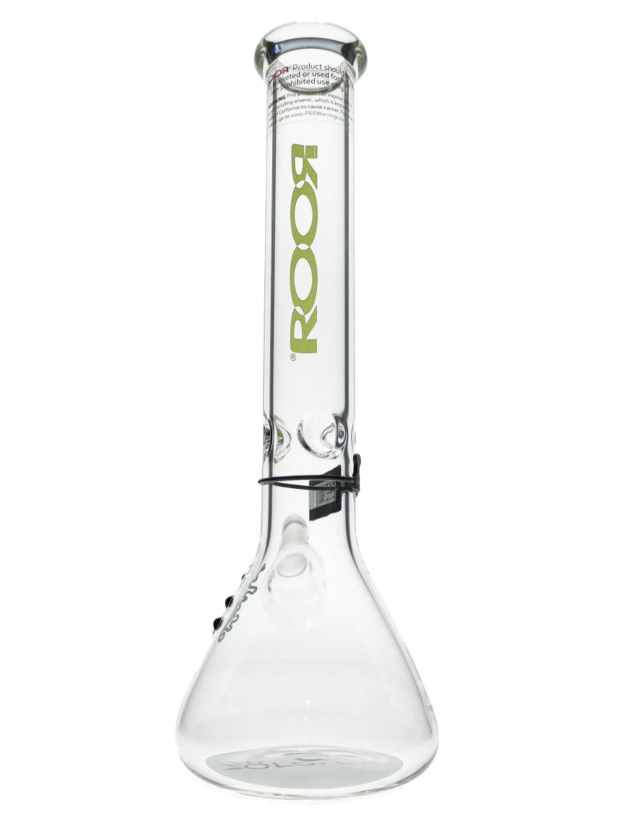 14″ ROOR Green 45x5mm Beaker Bong Best Sales Price - Bongs