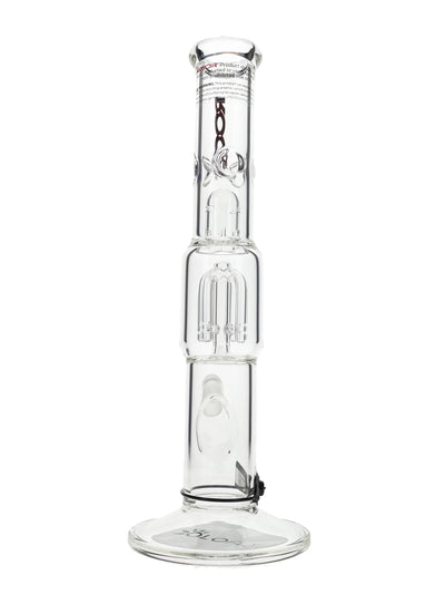 14″ ROOR Clear Tech 4-Arm Tree Straight Tube Water Pipe Best Sales Price - Bongs