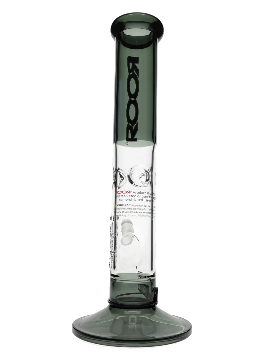 14″ ROOR Black Straight Tube 50x5mm Water Pipe Best Sales Price - Bongs