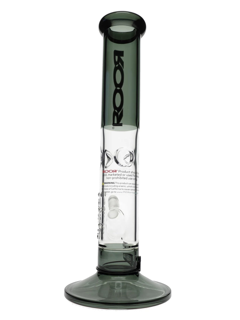 14″ ROOR Black Straight Tube 50x5mm Water Pipe Best Sales Price - Bongs