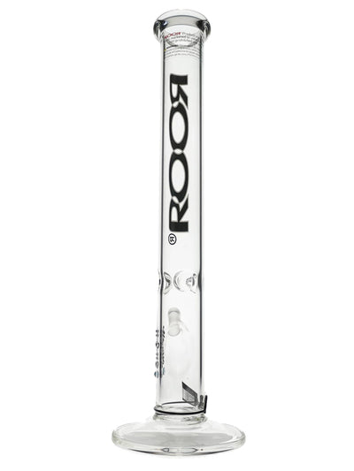 18″ ROOR Black&amp;White Straight Tube 50x5mm Water Pipe Best Sales Price - Bongs