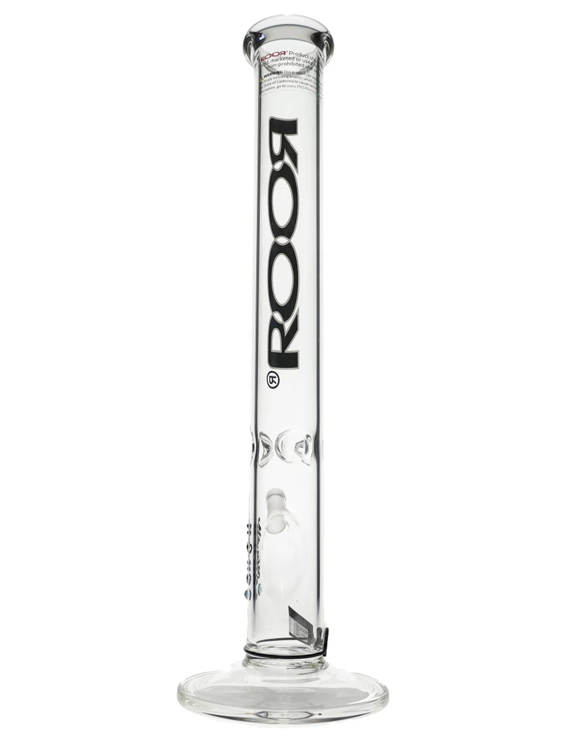 18″ ROOR Black&amp;White Straight Tube 50x5mm Water Pipe Best Sales Price - Bongs