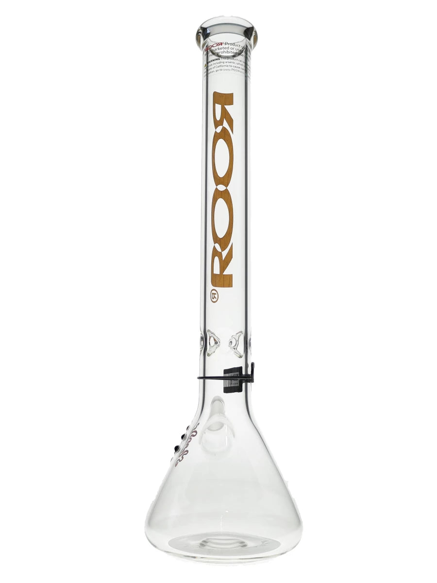 18″ ROOR Tech Orange Blue 45x5mm Beaker Bong Best Sales Price - Bongs