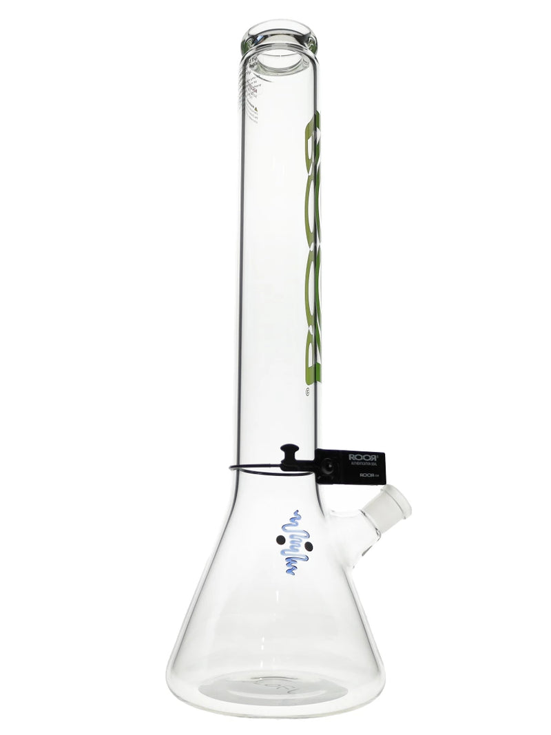 18″ ROOR Zeaker Green 60x5mm Beaker Bong Best Sales Price - Bongs