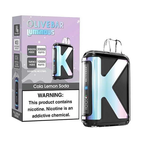 Olive Bar Luminous 20K Disposable Vape 5% (20000 Puffs)