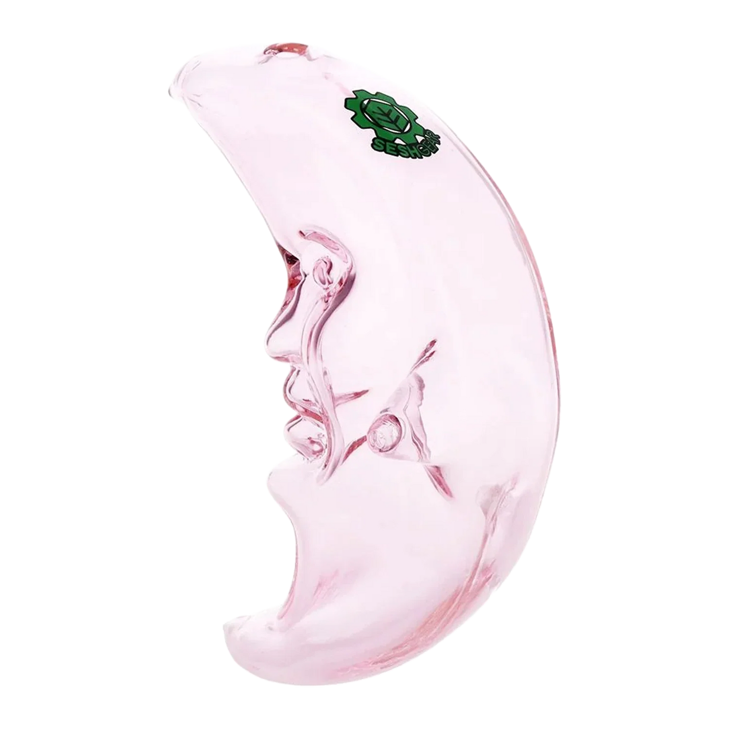 SeshGear Over the Moon Glass Hand Pipe - 3.75"