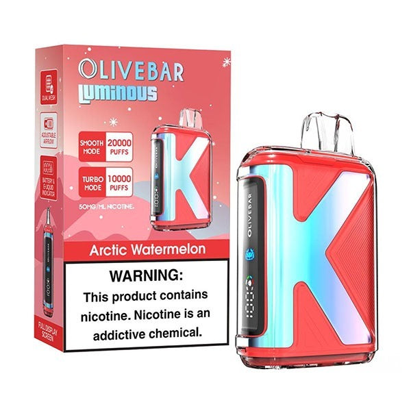 Olive Bar Luminous 20K Disposable Vape 5% (20000 Puffs)