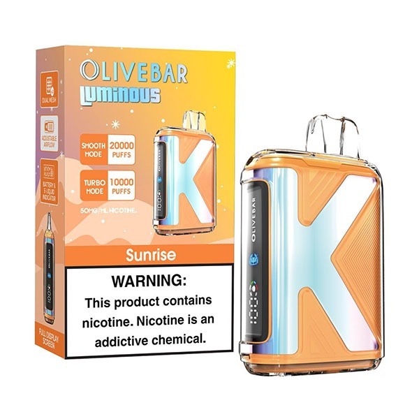Olive Bar Luminous 20K Disposable Vape 5% (20000 Puffs)