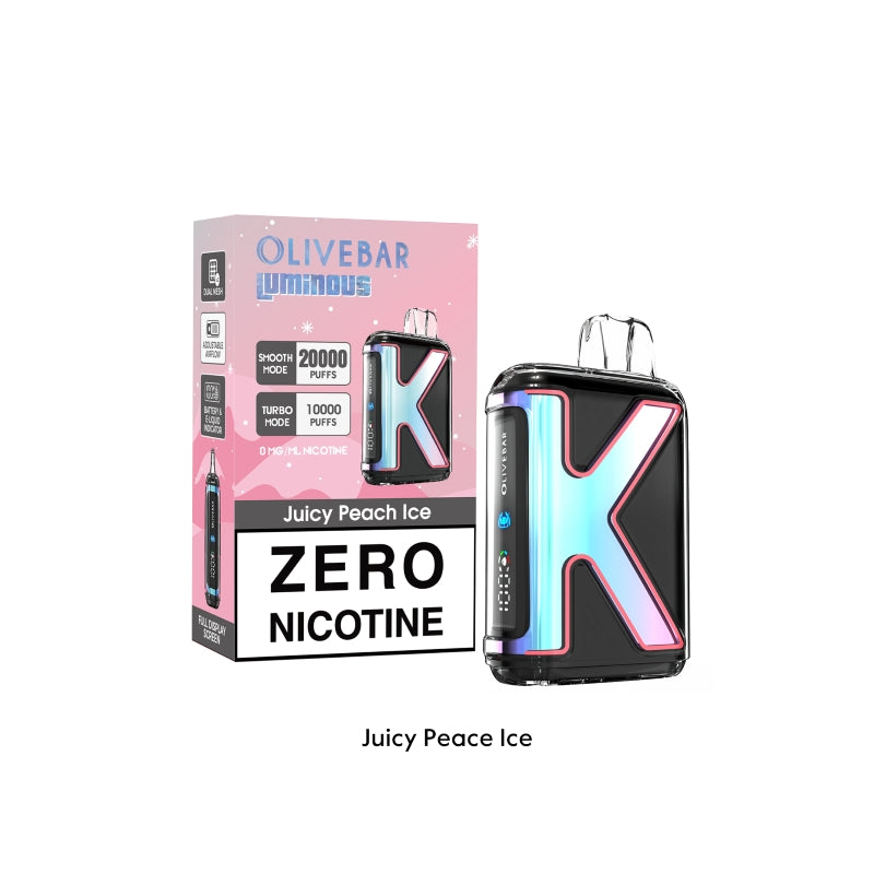 Olive Bar Luminous 20K Nicotine Free Disposable Vape 0% 650mAh (20000 Puffs)