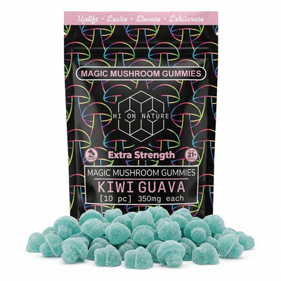 Hi on Nature Magic Mushroom * EXTRA STRENGTH Gummies * 10 Flavors Best Sales Price - Gummies