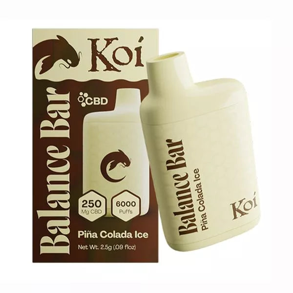 Koi Balance Bar CBD Disposable 250mg 6000 Puff Best Sales Price - Vape Pens