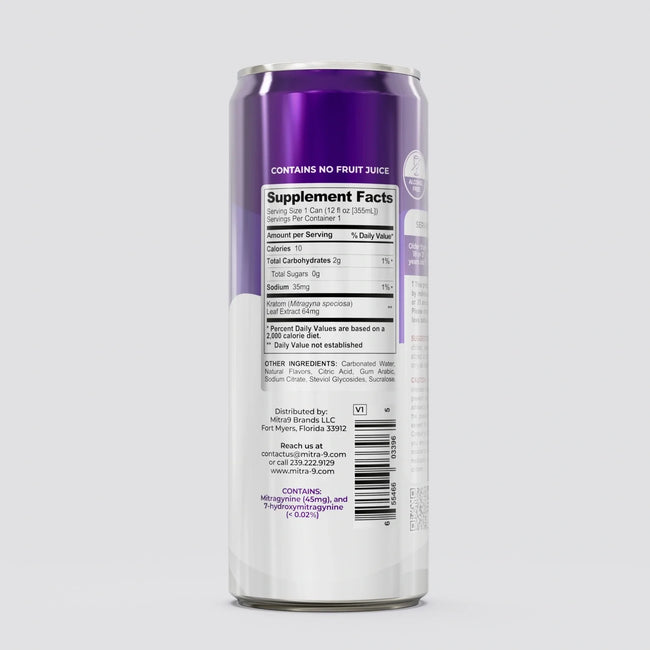 Mitra9 Berry Kratom Seltzer