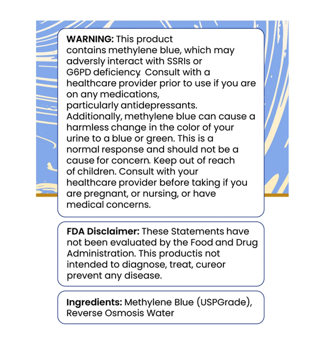 Methylene Blue Tincture