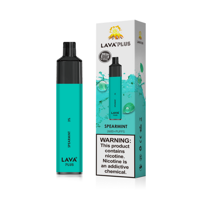 Lava Plus 2600 Puffs Disposable - Spearmint Best Sales Price - Disposables