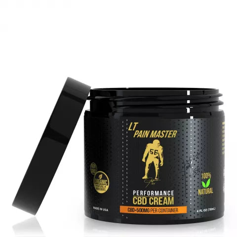 Lawrence Taylor - Pain Master CBD Cream - 500mg Best Sales Price - Topicals