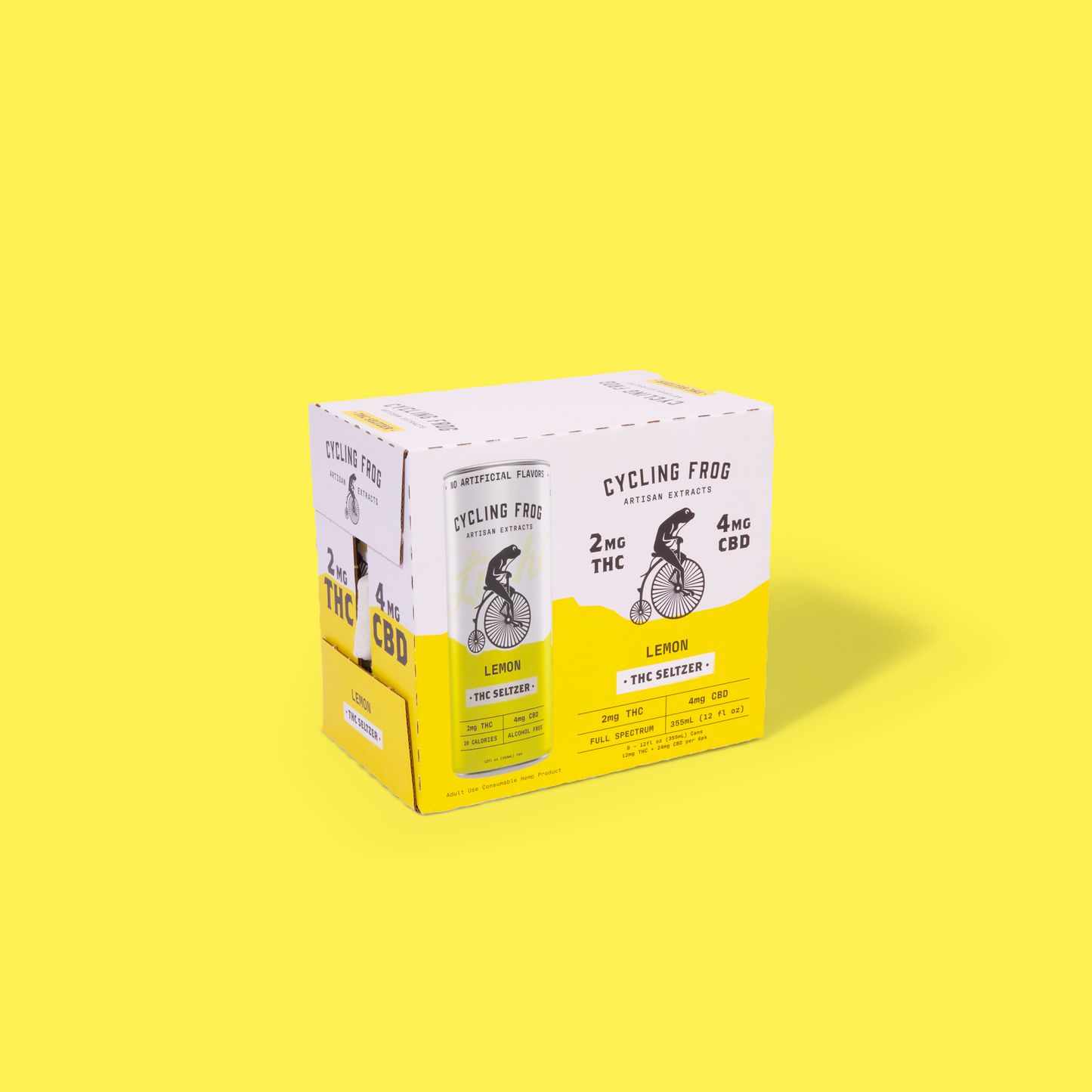 Cycling Frog Lemon THC Light Seltzer