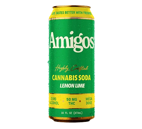 Amigos Lemon Lime Cannabis Sodas