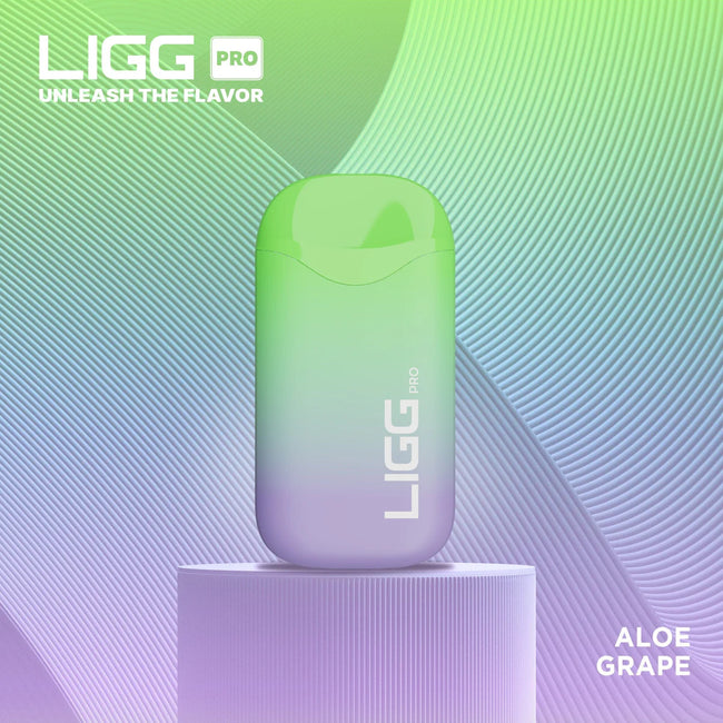 Ligg Pro 5500 Puffs Disposable Vape - Aloe Grape