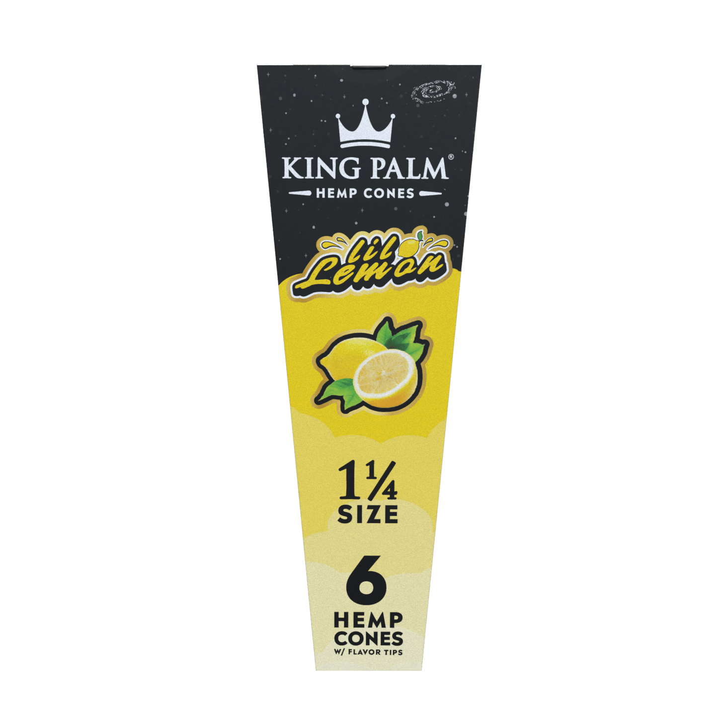 King Palm 6 Hemp Cones - 1 1/4 Size