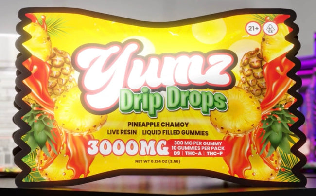 YUMZ DRIP DROPS ( NANO D8+THC-A+THC-P ) ( LIQUID FILLED THC GUMMIES ) 3000mg Best Sales Price - Edibles