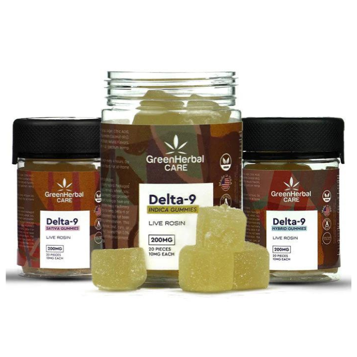 GHC Delta-9 THC Live Rosin Gummies