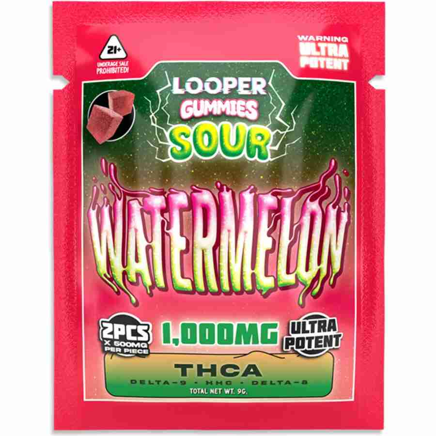 Looper THCa Live Badder 2pc Gummies 1000mg