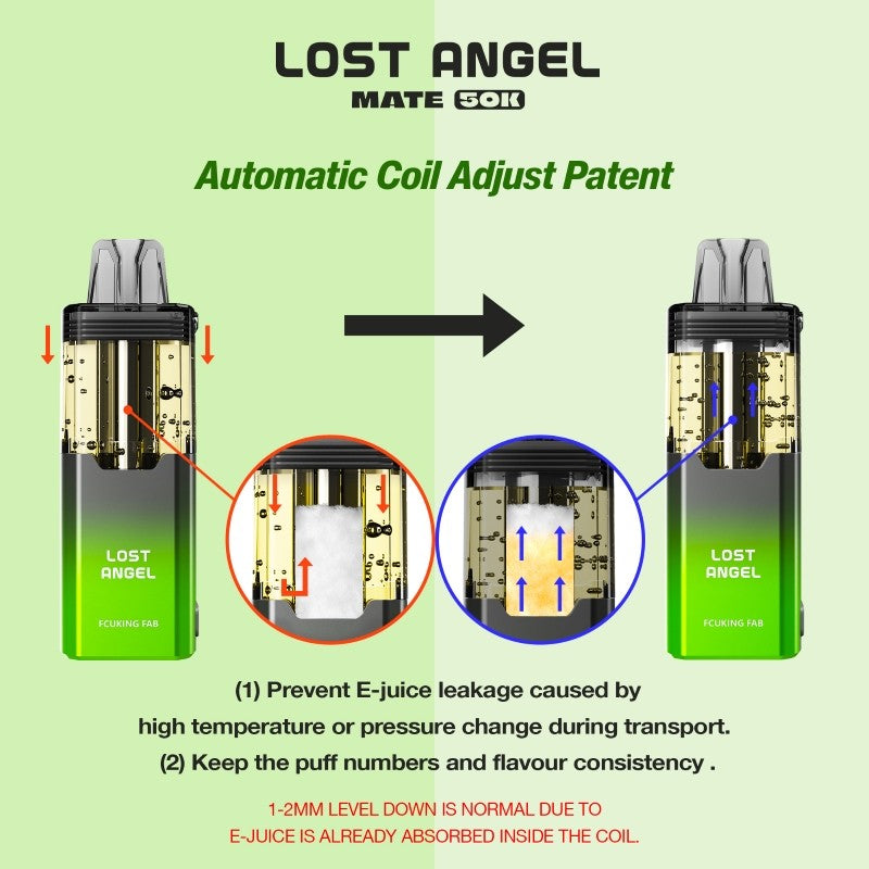 Lost Angel Mate 50K Disposable Vape (20ml, 5%)